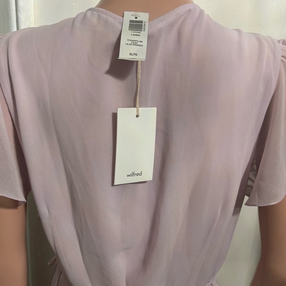 NWT WILFRED Women’s Lawn Wrap Mini Dress - Picture 11 of 16